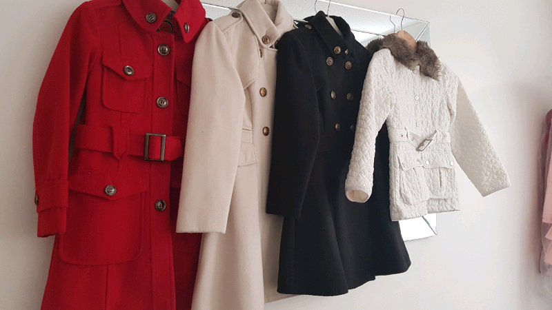 m and s girls coat